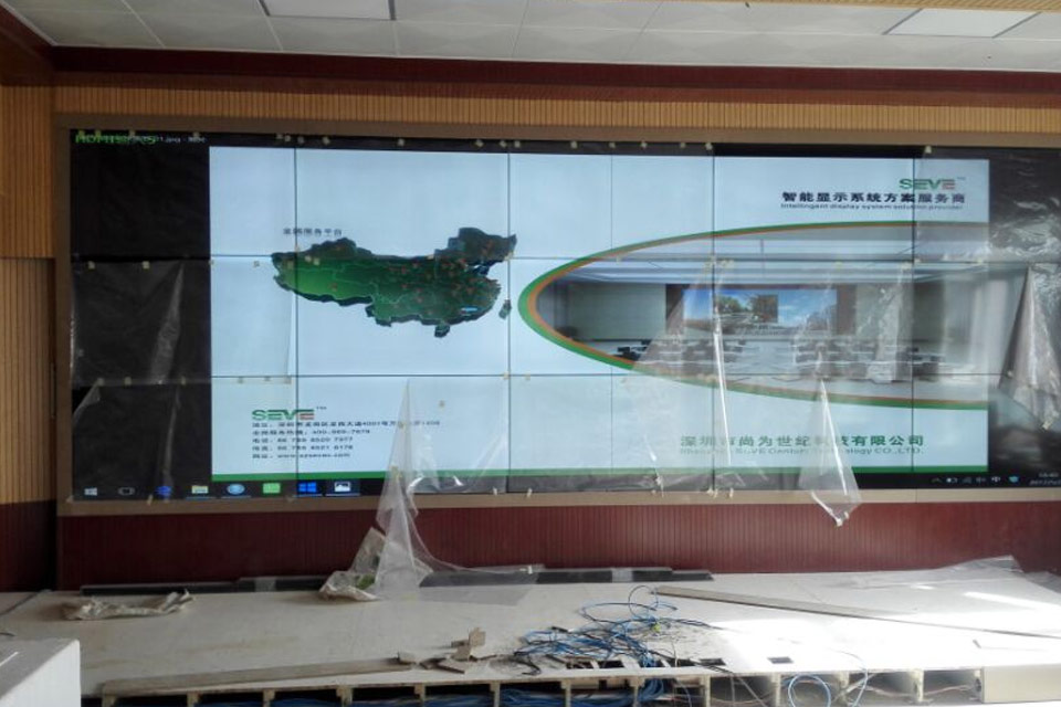 智能显示系统大屏幕成功入住新疆伊犁哈萨克自治州环保局