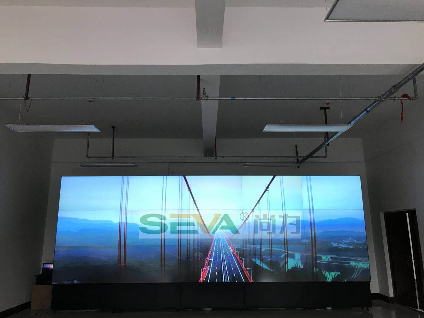 SEVA 60寸DLP监控大屏幕应用于四川泸州第七中学信息安全中心