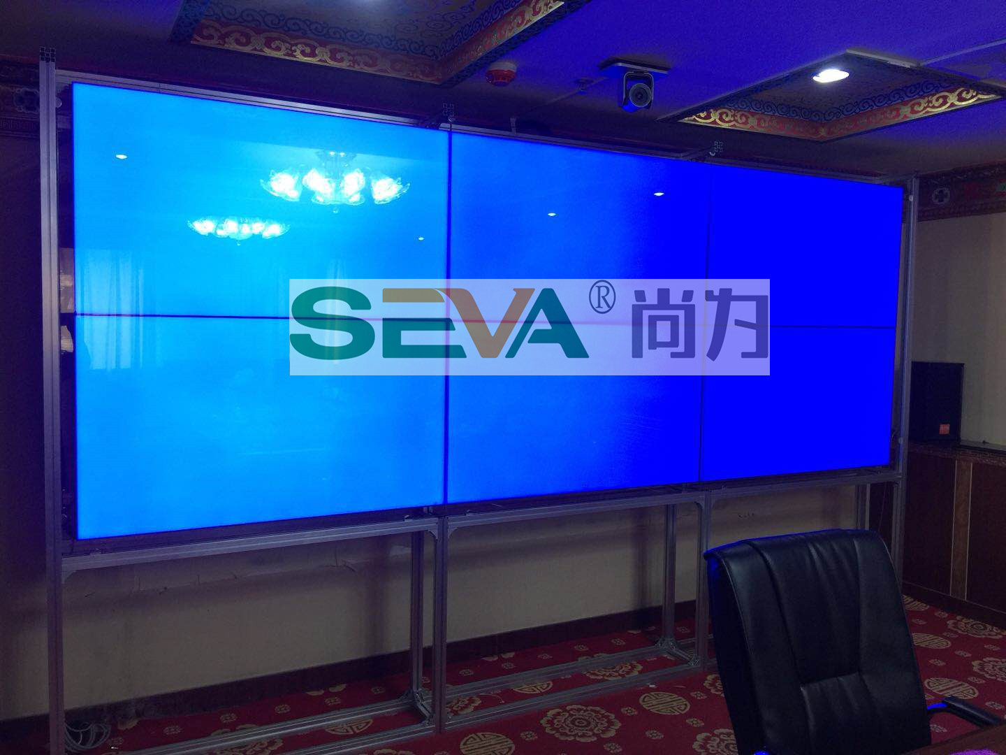 SEVA 55寸液晶拼接屏助力于甘肃交建集团信息化建设