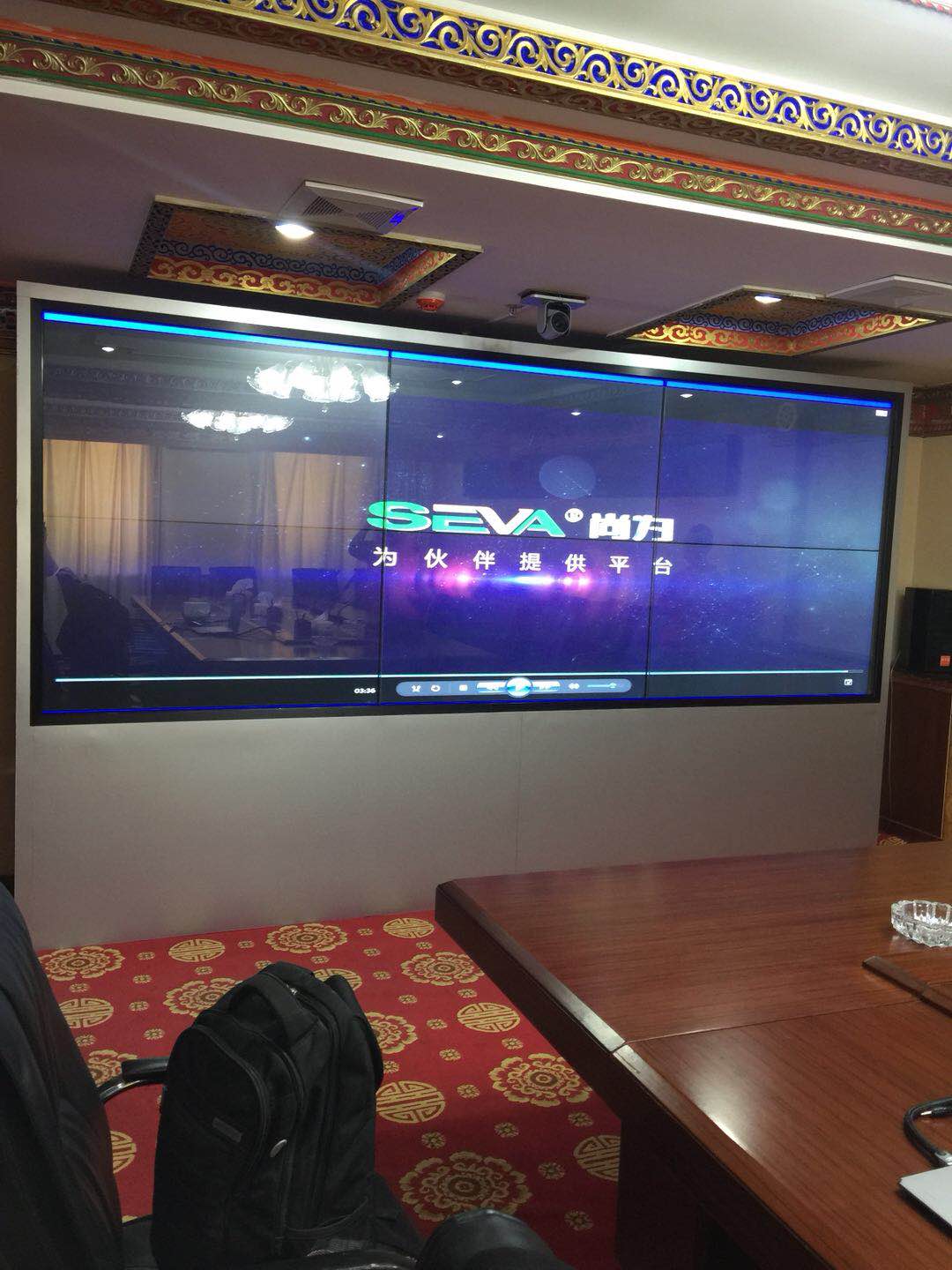 SEVA 55寸液晶拼接屏助力于甘肃交建集团信息化建设